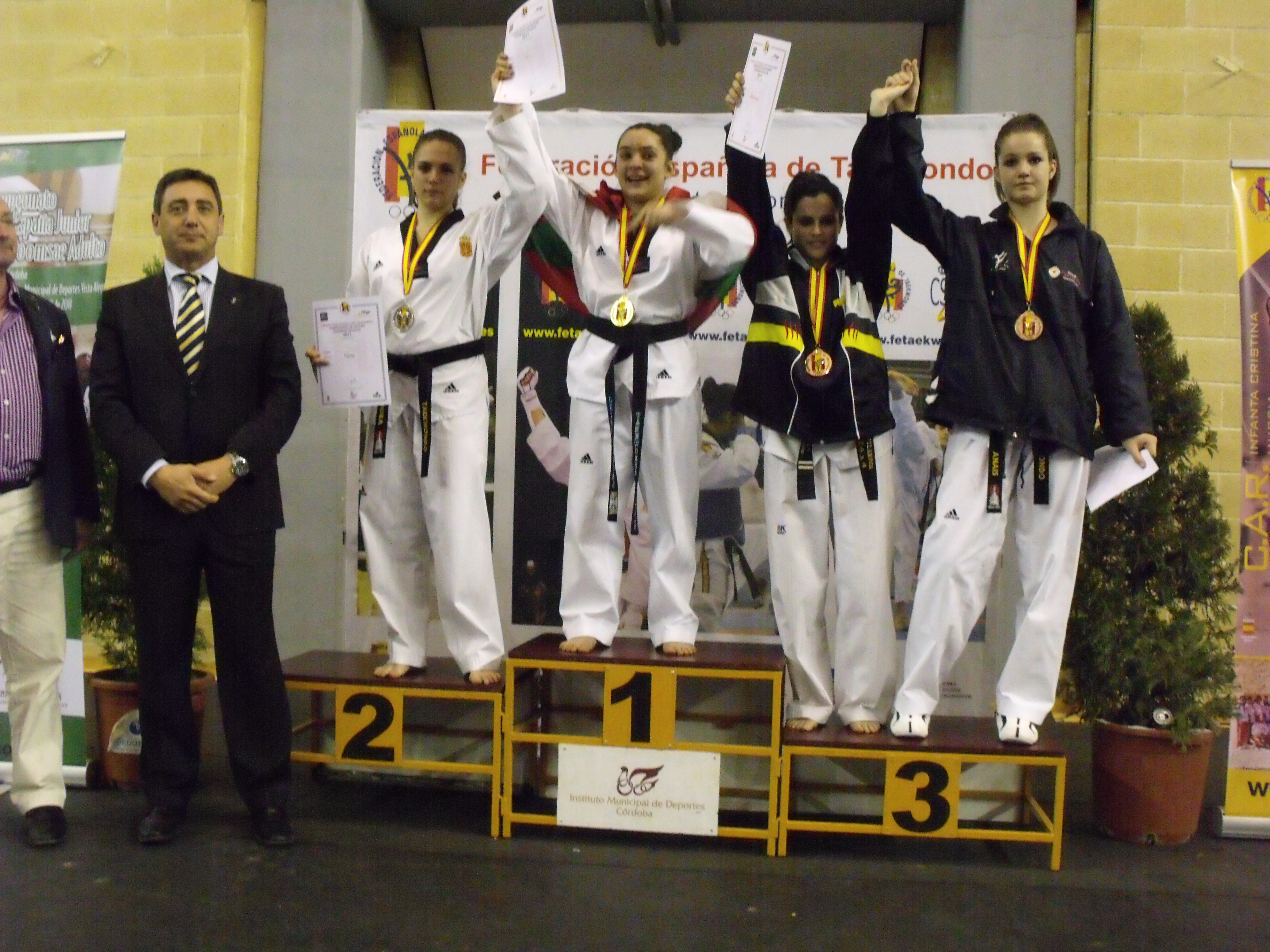 Leire Doncel consigue este año dos medallas de oro en el Campeonato de Taekwondo de Euskadi